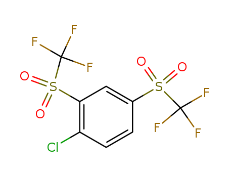 Benzene, 1-chloro-2,4-bis[(trifluoromethyl)sulfonyl]-