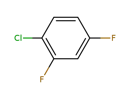 Molecular Structure of 1435-44-5 (1-Chloro-2,4-difluorobenzene)