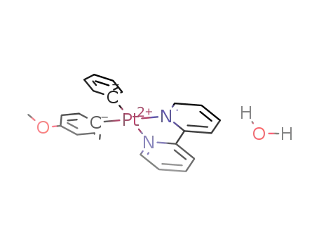 [Pt(C6H4OCH3-p)(C6H5)(2,2'-bipyridine)]*H2O