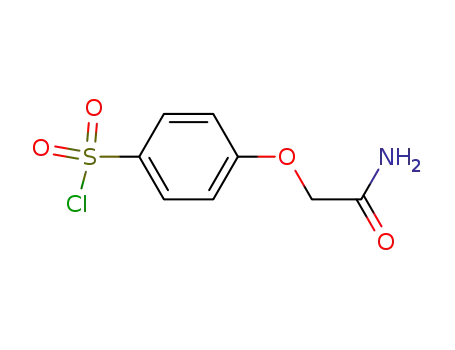 4-카바모일메톡시-벤젠설포닐 클로라이드