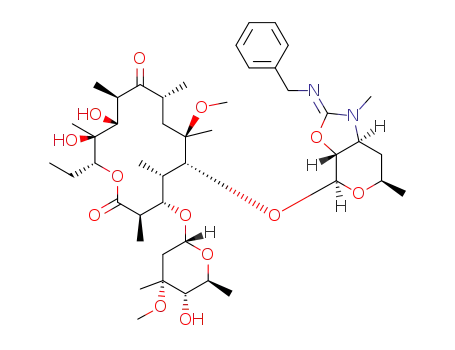 2'-O,3'-N-(N-benzylcarbonimidoyl)-3'-N-demethyl-6-O-methylerythromycin A