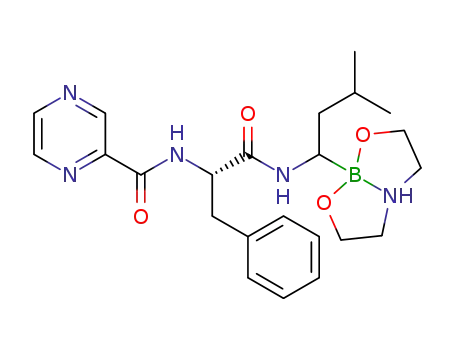 (2S)-N-[1-(1,3,6,2-dioxazaborocan-2-yl)-3-methylbutyl]-3-phenyl-2-(pyrazin-2-ylformamido)propanamide