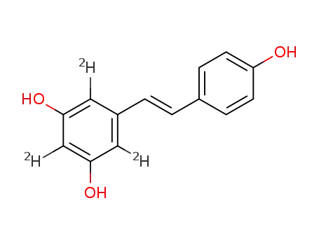 (E)-3,5,4'-trihydroxy-2,4,6-trideuterostilbene