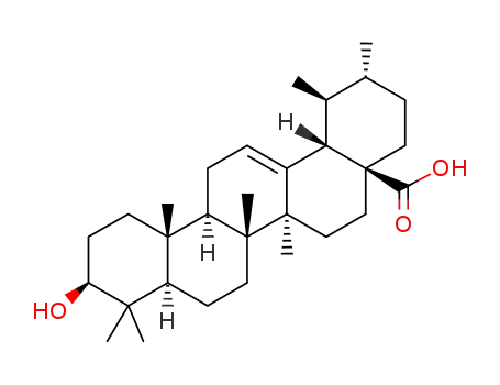 Molecular Structure of 77-52-1 (Ursolic acid)