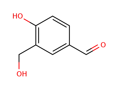 Molecular Structure of 54030-32-9 (4-HYDROXY-3-(HYDROXYMETHYL)BENZALDEHYDE)