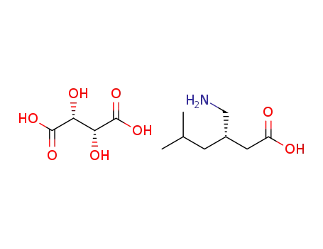 (S)-3-(aminomethyl)-5-methylhexanoic acid L-(+)-tartrate