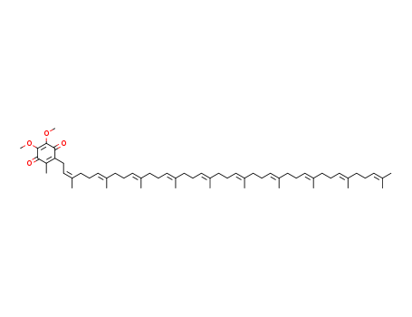 2,5-Cyclohexadiene-1,4-dione,2-(3,7,11,15,19,23,27,31,35,39-decamethyl-2,6,10,14,18,22,26,30,34,38-tetracontadecaenyl)-5,6-dimethoxy-3-methyl-, (Z,E,E,E,E,E,E,E,E)-