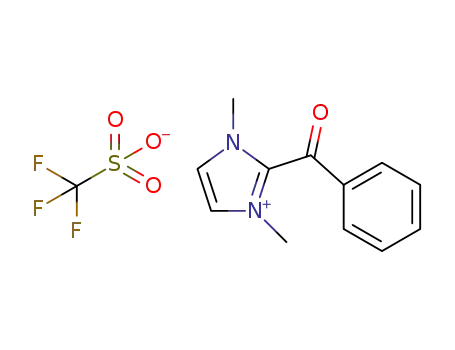 2-benzoyl-1,3-dimethyl-1H-imidazol-3-ium trifluoromethanesulfonate