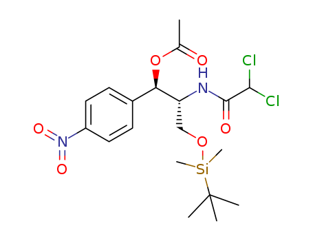 Chloramphenicol 2-(O-tert-Butyldimethylsilyl)methyl 1-Acetate