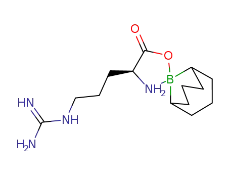 (S)-4-(3-guanidinopropyl)-2,2-borabyciclo[3.3.1]nonane-1,3,2-oxazaborolidin-5-one