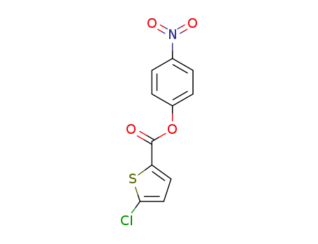 Molecular Structure of 1450877-56-1 (4-Nitrophenyl 5-chlorothiophene-2-carboxylate)
