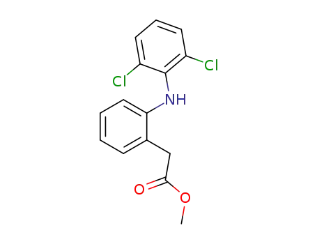 Molecular Structure of 15307-78-5 (DICLOFENAC METHYL ESTER)