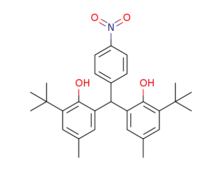 6,6-((4-nitrophenyl)methylene)bis(2-(tert-butyl)4-methylphenol)