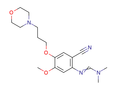 N′-[2-cyano-5-methoxy-4-{3-(4-morpholinyl)propoxy}phenyl]-N,N-dimethylformamidine