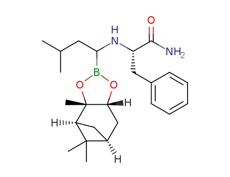 N-{3-methyl-1-[(3aS,4S,6S)-3a,5,5-trimethylhexahydro-4,6-methano-1,3,2-benzodioxaborol-2-yl]butyl}phenylalanine amide