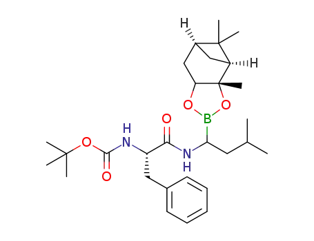 tert-butyl [1-({3-methyl-1-[(3aS,4S,6S)-3a,5,5-trimethylhexahydro-4,6-methano-1,3,2-benzodioxaborol-2-yl]butyl}amino)-1-oxo-3-phenylpropan-2-yl]carbamate