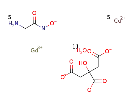 [GdCu5(glycinehydroxamate)5(citrate)(H2O)4]·7H2O