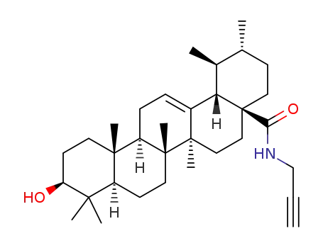 N-propargyl 3β-dihydroxyurs-12-en-28-amide