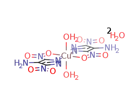 Cu(4-amino-3,5-dinitropyrazole(-1H))2(H2O)2