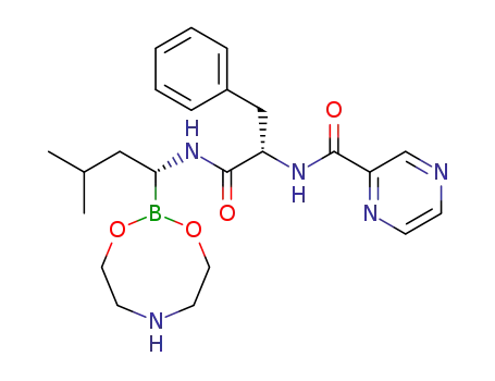 (2S)-N-[(1R)-1-(1,3,6,2-dioxazaborocan-2-yl)-3-methylbutyl]-3-phenyl-2-(pyrazin-2-ylformamido)propanamide