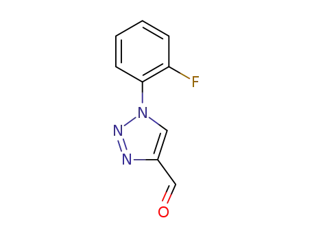 1-(2-fluorophenyl)-4,5-dihydro-1H-1,2,3-triazole-4-carbaldehyde