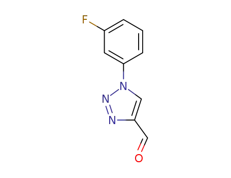 1-(3-fluorophenyl)-4,5-dihydro-1H-1,2,3-triazole-4-carbaldehyde