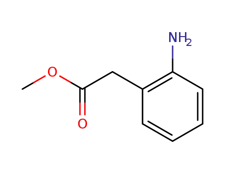 Molecular Structure of 35613-44-6 (METHYL (2-AMINO-PHENYL)-ACETATE)