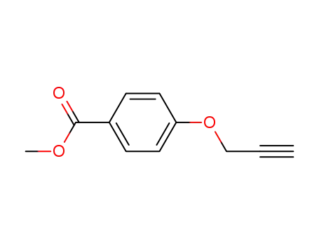 Molecular Structure of 98260-05-0 (Benzoic acid, 4-(2-propynyloxy)-, methyl ester)