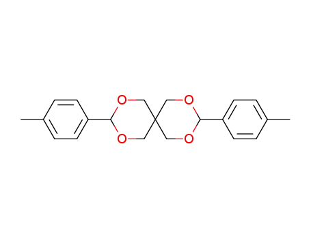 Molecular Structure of 53731-74-1 (2,4,8,10-Tetraoxaspiro[5.5]undecane, 3,9-bis(4-methylphenyl)-)