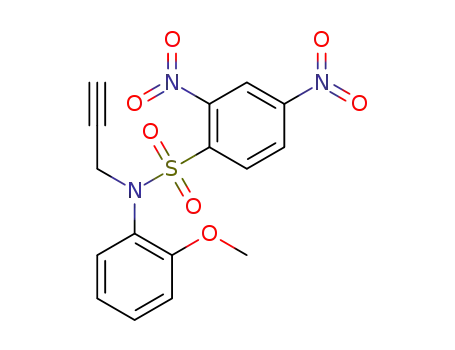 N-(2-methoxyphenyl)-2,4-dinitro-N-(prop-2-yn-1-yl)benzenesulfonamide