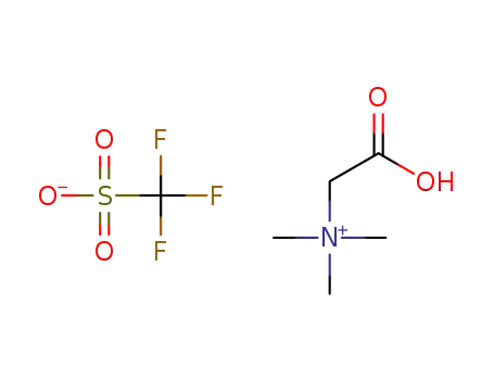 1-carboxy-N,N,N-trimethylmethanaminium trifuoromethanesulfonate