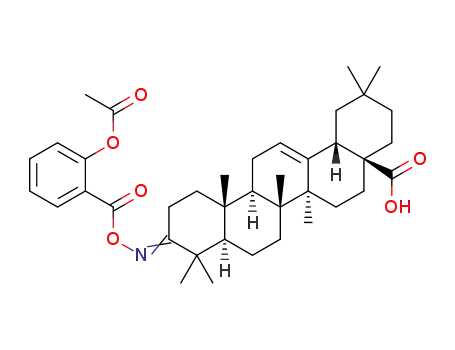 17,3-(2-acetoxy)benzoyloxyiminoolean-12-en-28-oic acid