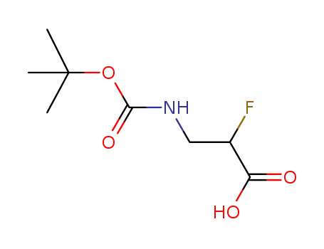 3-[(tert-butoxycarbonyl)amino]-2-fluoropropanoic acid