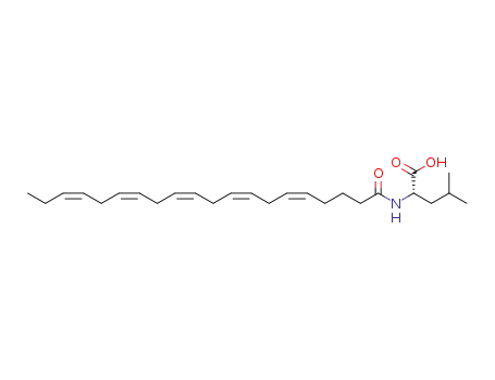 (S)-2-((5Z,8Z,11Z,14Z,17Z)-icosa-5,8,11,14,17-pentaenamido)-4-methylpentanoic acid