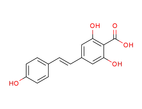 (E)-2,6-dihydroxy-4-(4-hydroxystyryl)benzoic acid