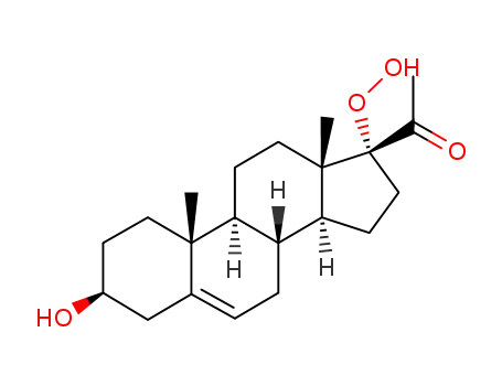 Molecular Structure of 34069-59-5 ((3beta)-17-hydroperoxy-3-hydroxypregn-5-en-20-one)