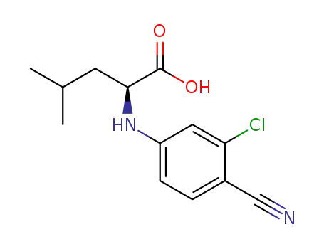 N-(3-chloro-4-cyanophenyl)-L-leucine