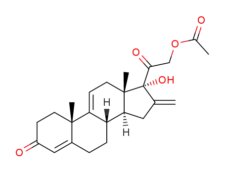 21-acetoxy-17α-hydroxy-16-methylenepregna-4,9(11)-diene-3,20-dione