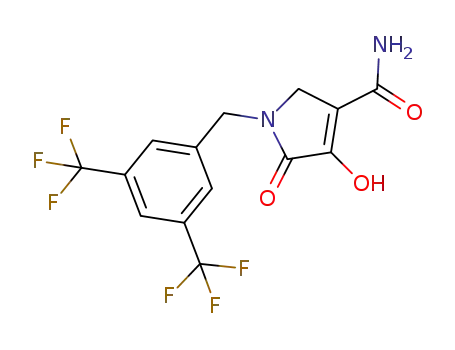 1-(3,5-bis(trifluoromethyl)benzyl)-4-hydroxy-5-oxo-2,5-dihydro-1H-pyrrole-3-carboxamide