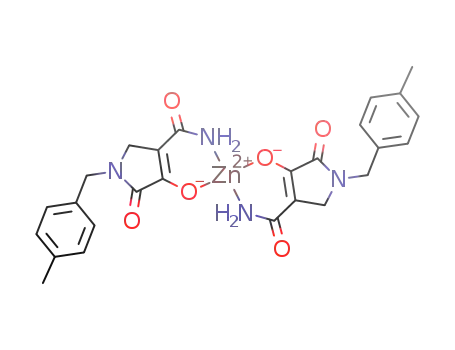 bis{3-carbamoyl-2,5-dihydro-1-(4-methylbenzyl)-5-oxo-1Hpyrrol-4-olato}zinc(II)