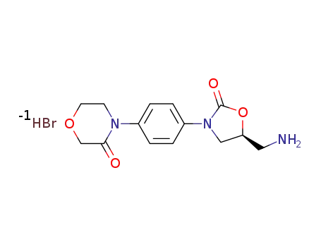 (S)-4-(4-(5-(aminomethyl)-2-oxooxazolidin-3-yl)phenyl)morpholin-3-one hydrobromide