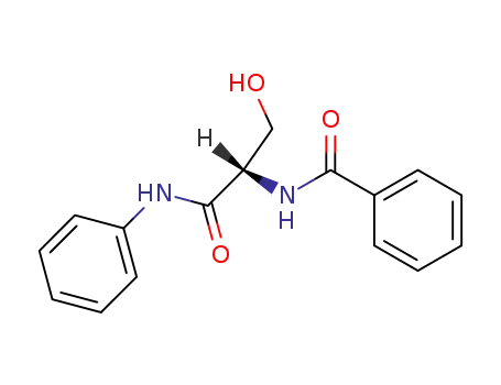 N-benzoyl-L-serine anilide