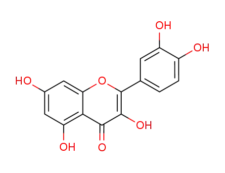 Molecular Structure of 117-39-5 (Quercetin)