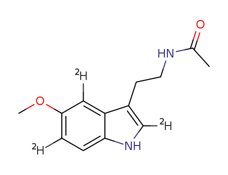 N-(2-(5-methoxy-1H-indol-3-yl-2,4,6-d3)ethyl)acetamide