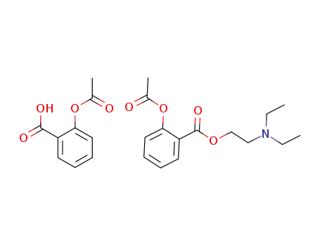 diethylaminoethyl acetylsalicylate acetylsalicylic acid salt