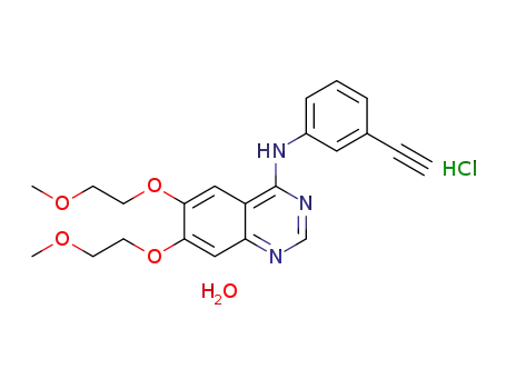 erlotinib hydrochloride monohydrate