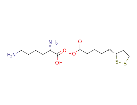 R(+)-lipoic acid L-lysine salt