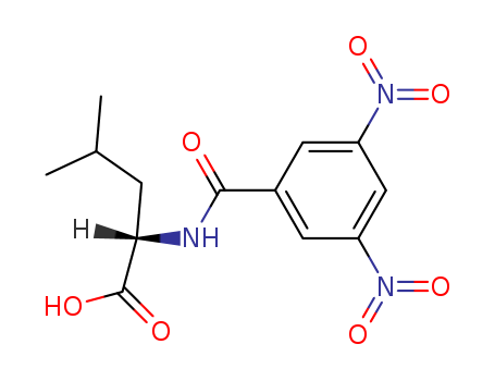 L-Leucine,N-(3,5-dinitrobenzoyl)- cas  7495-01-4