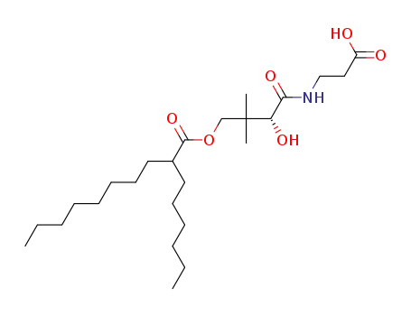 3-[N-(4-(2-hexyldecanoyl)oxy-3,3-dimethyl-2-hydroxybutyryl)amino]propionic acid