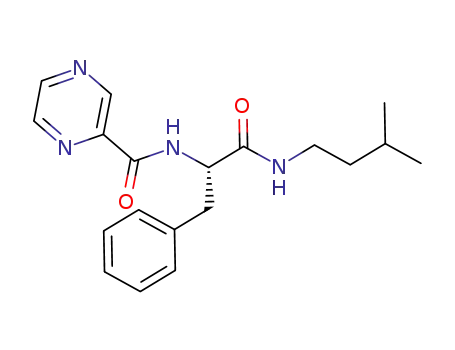 (S)-N-(1-(isopentylamino)-1-oxo-3-phenylpropan-2-yl)pyrazine-2-carboxamide